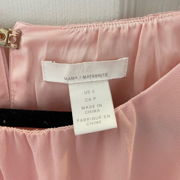 Pink chiffon Maternity dress - Picture 3 of 4